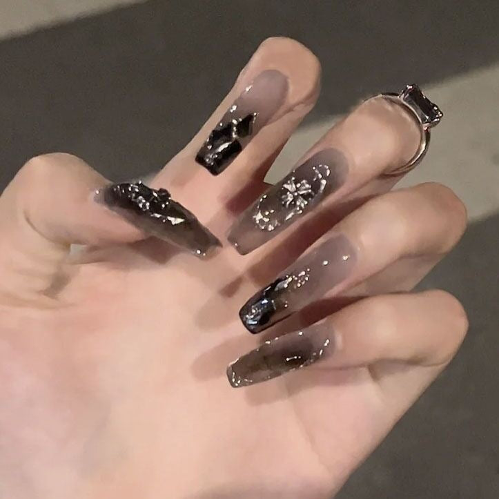 【Press-on Nail】Crow Heart Dark Style