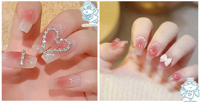 【Press-on Nail】Pinky Sweetheart
