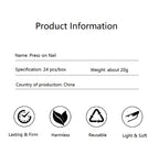 【Press-on Nail】Cute flower