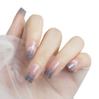 【Press-on Nail】Purple Shiny Bling Bling