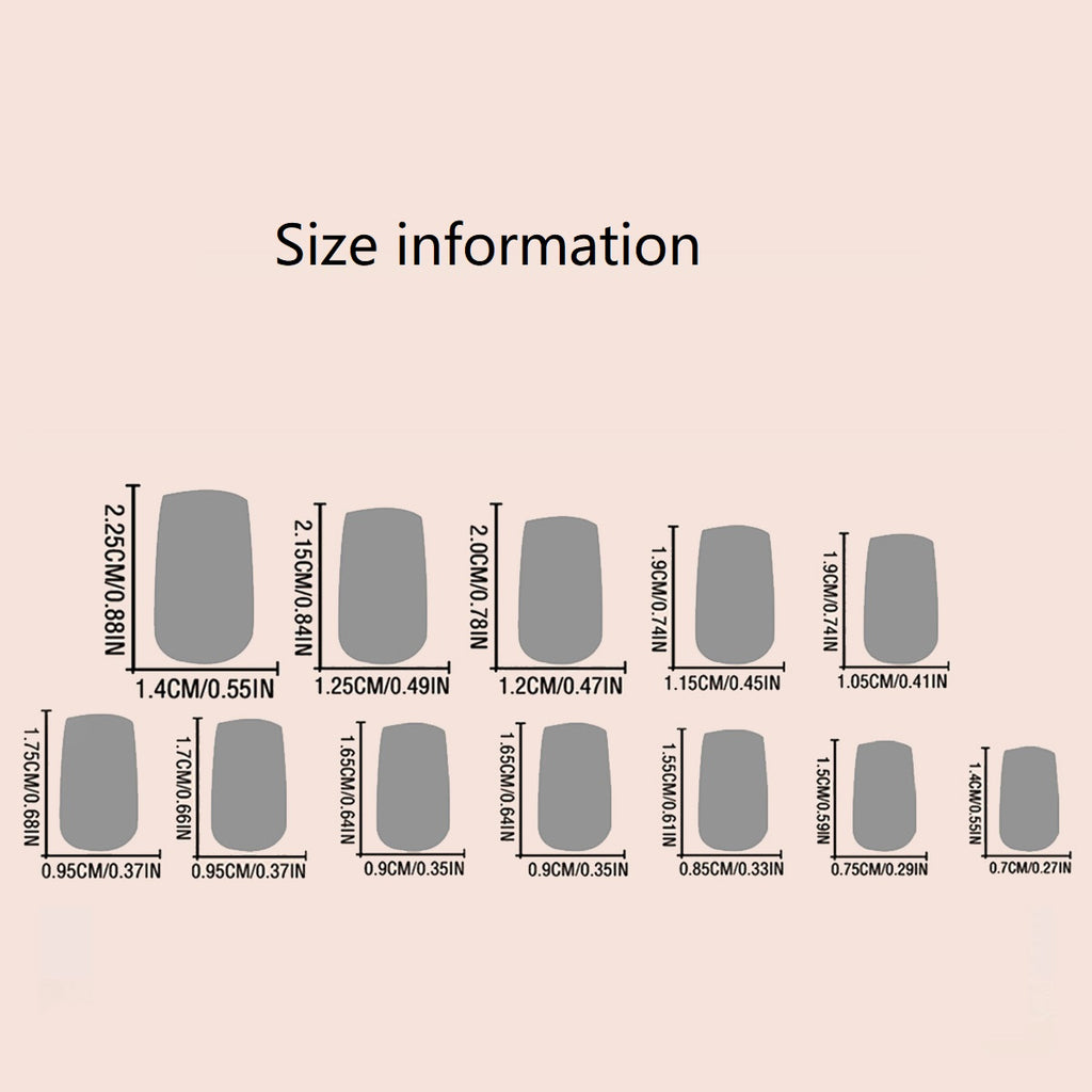 【Press-on Nail】Solid Blue